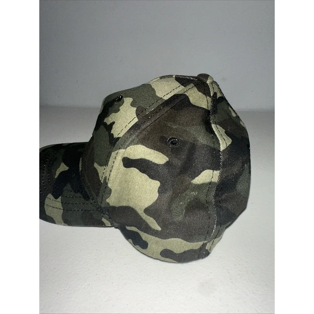 True Religion Snap Back Hat‎ Camouflage 100% Cotton